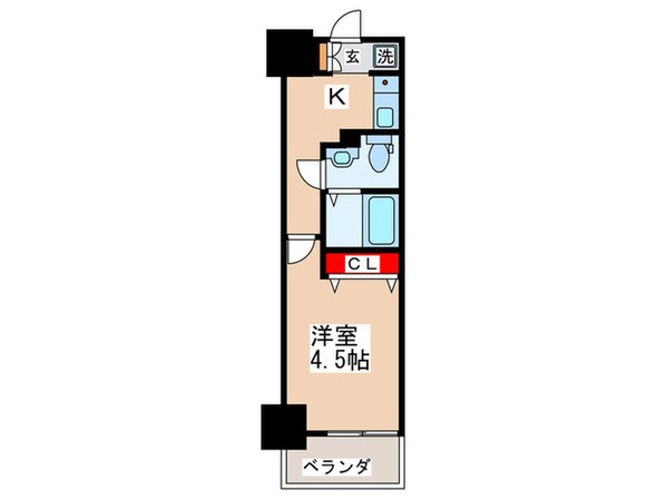 N‐stage Kumegawaの物件間取画像